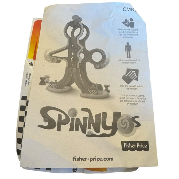 Fisher-Price Spinnyo’s Racing Chasing Super Slide Spiral Race Track - Picture 2 of 13